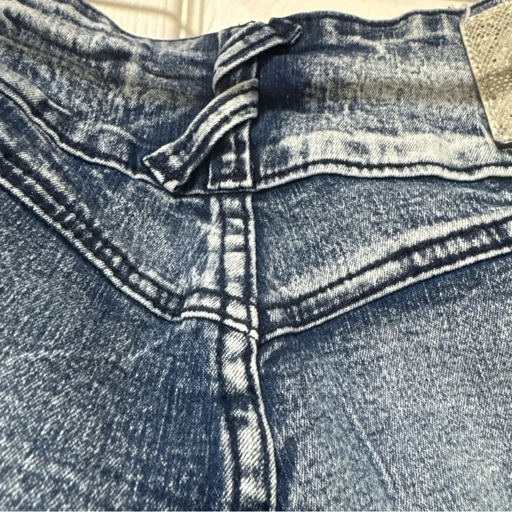 GOGO Women's Washed Blue Distressed Skinny Jeans A53